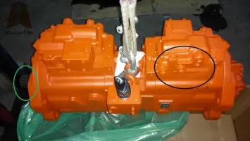 Piezas de bomba hidráulica K3V112 para bomba piloto/bomba de engranajes K3V112DT 12T y K3V112DTP DH220-5 13T