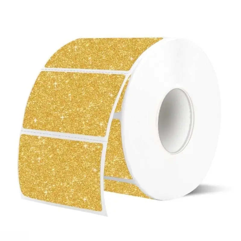 D08B 300 قطعة ملصق لاصق حراري لامع للشحن بالتجزئة #2