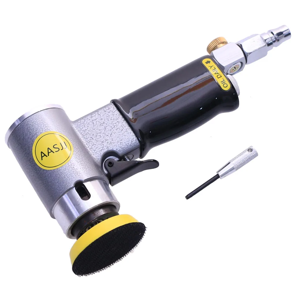 AT-7942 Mini Track Air Polisher, Handheld Pneumatic Grinder, 2 Inch 3 Inch Grinder 15000 RPM