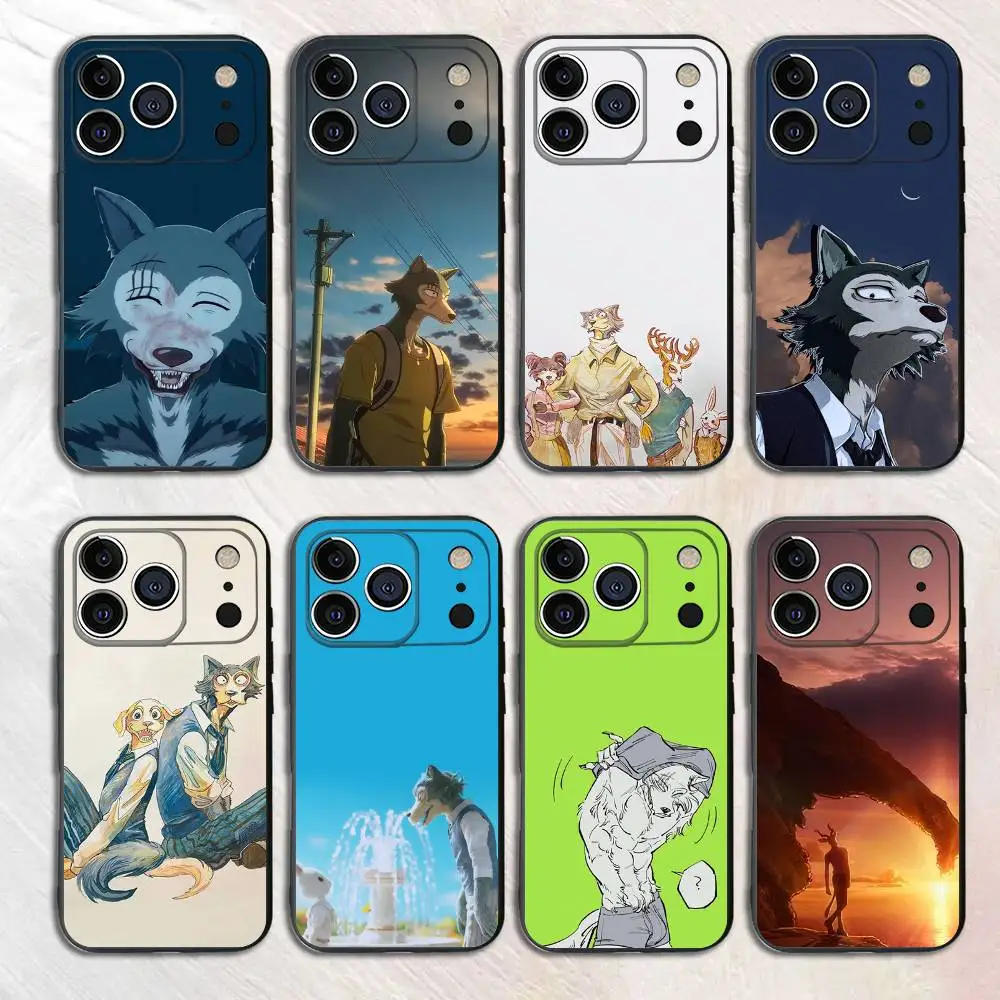 

Anime Cute Legoshi Louis Haru Silicone Phone Case For iPhone 17,16,15,14,13,12,11 X XR XS Plus Pro Max SE Shockproof Soft Cover