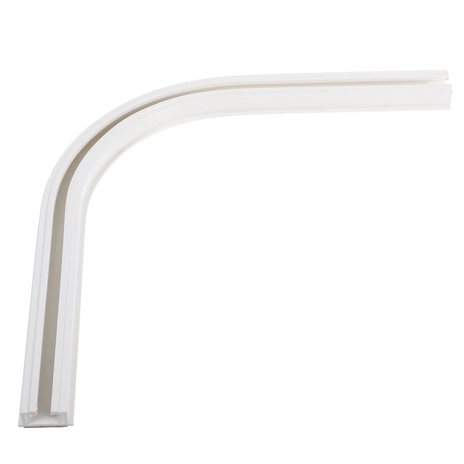 

Ceiling Track for Hanging Curtains Adhesive Curtain Rod Holder Corner Sliding Guide Rail for Home Office Bathroom Use