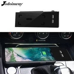 Car Charging pad For Volkswagen Passat B8 CC Arteon wireless charger trim quick fast charge phone holder Interior