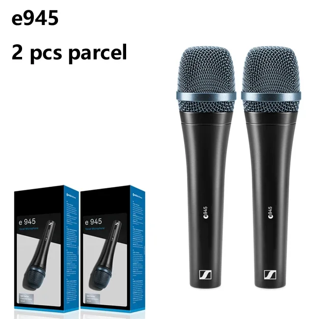 2024 New Wired E945 Karaoke Professional Performance Microphone Super Heart Dynamic Handheld Microphone For Live Studio Mic