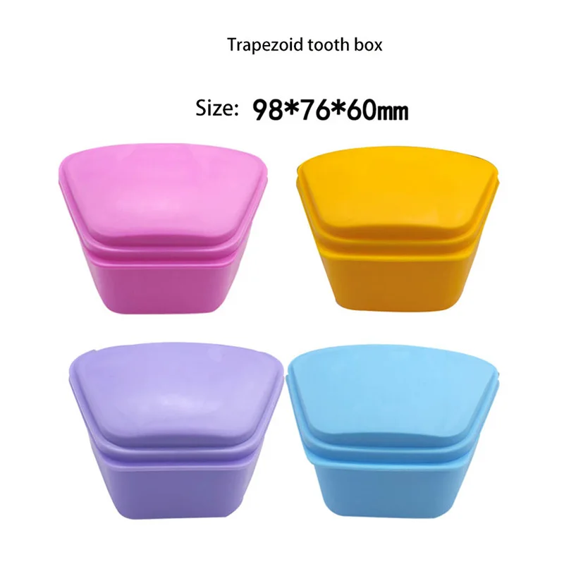أسنان حمام صندوق تنظيف الأسنان حالة كاذبة الأسنان صندوق تخزين الحاويات علبة حفظ طقم الأسنان الأجهزة الحال بالنسبة للسفر التجنيب تنظيف