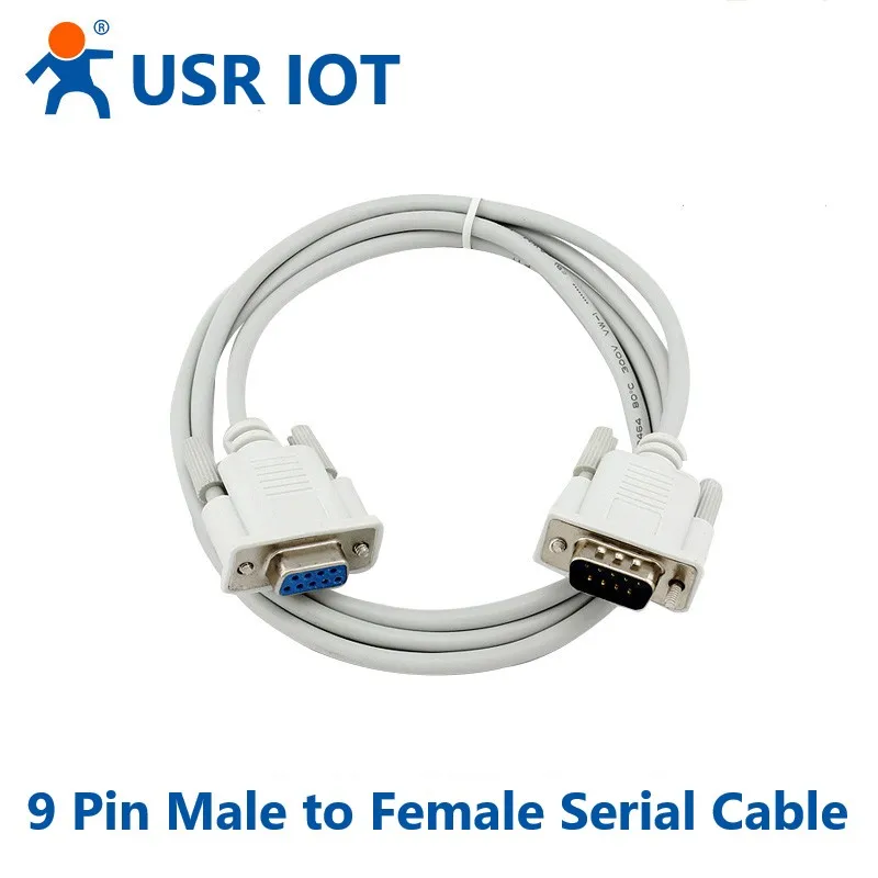 

RS232 Male to Female Serial Cable COM Port Data Cable 9 Pin to Hole 1.5M