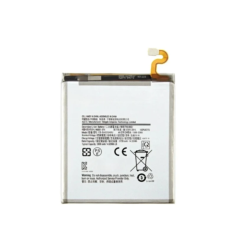 3.8V 3800mAh EB-BA920ABU Battery For Samsung For Galaxy A9 2018 A9s A9 Star Pro SM-A920F A9200 Mobile Phone + Tools