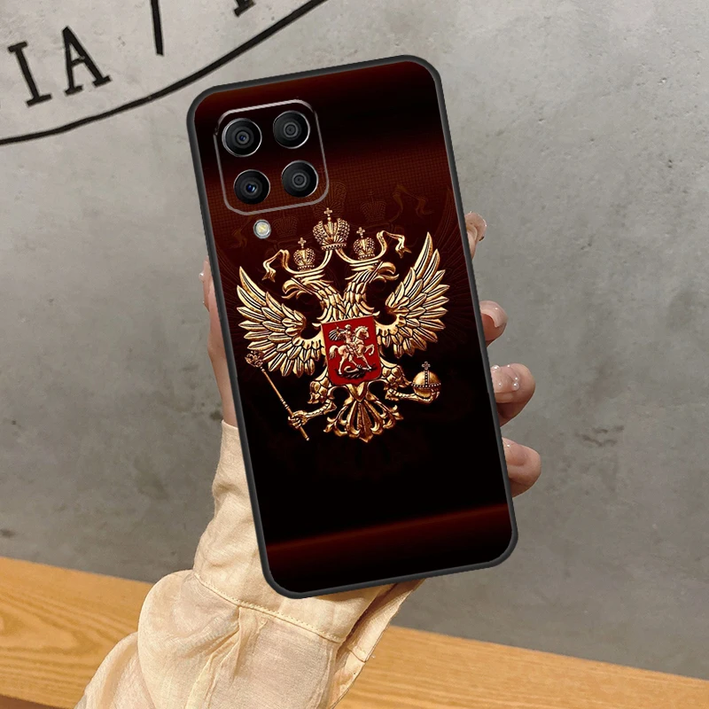 Russia Flag national emblem Case For Samsung Galaxy M13 M34 M54 M14 M12 M22 M32 M52 M11 M21 M31S M23 M33 M53 M20 Cover