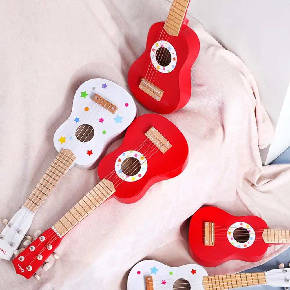 Children's Toys Mini Ukulele Small Guitar Simulation Playing musical Instrument Toy For Kids 3 Years old Beginner  Gift