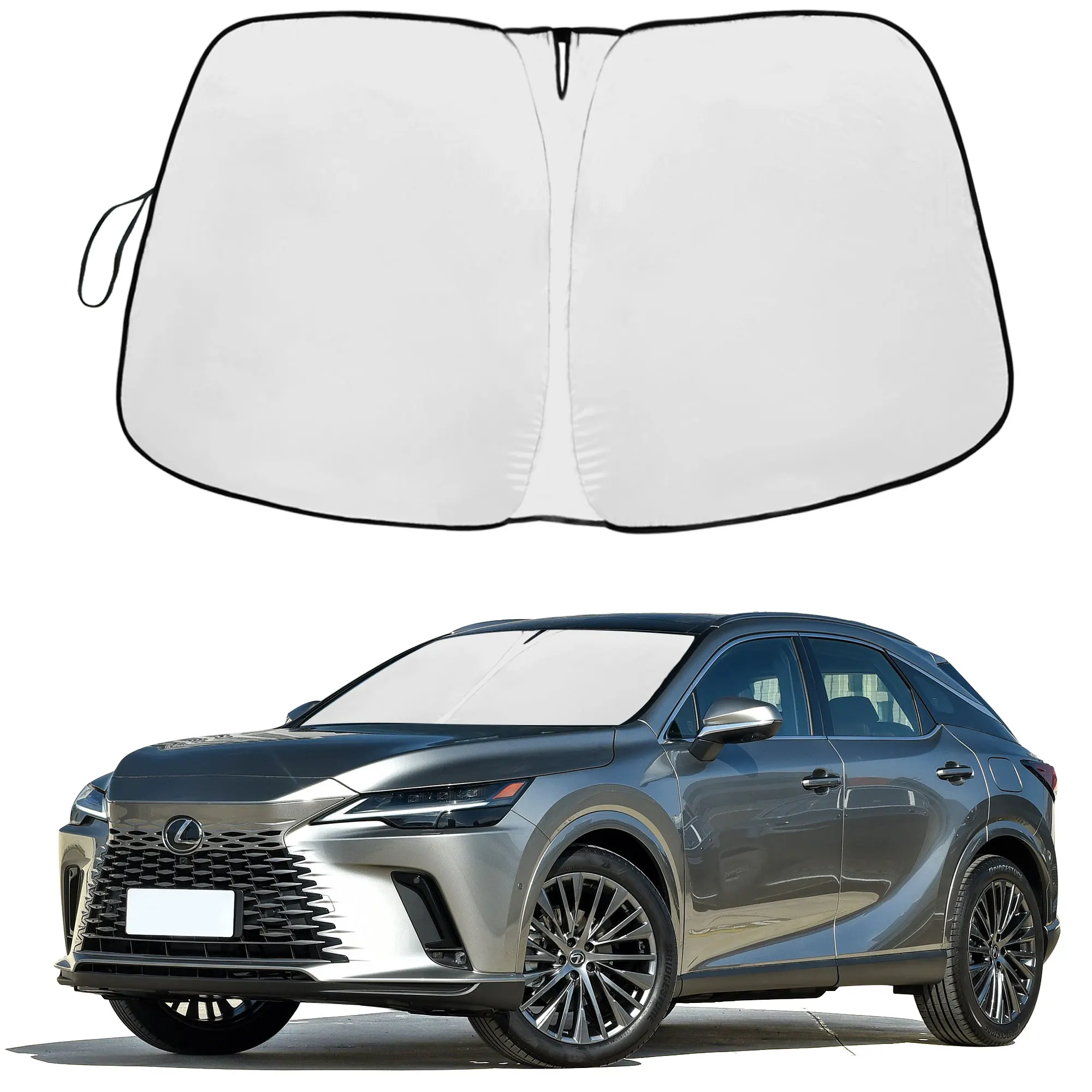 

For 2016-2024 Lexus RX350 RX350L RX450h Front Windshield Sun Shade UV Block Cover