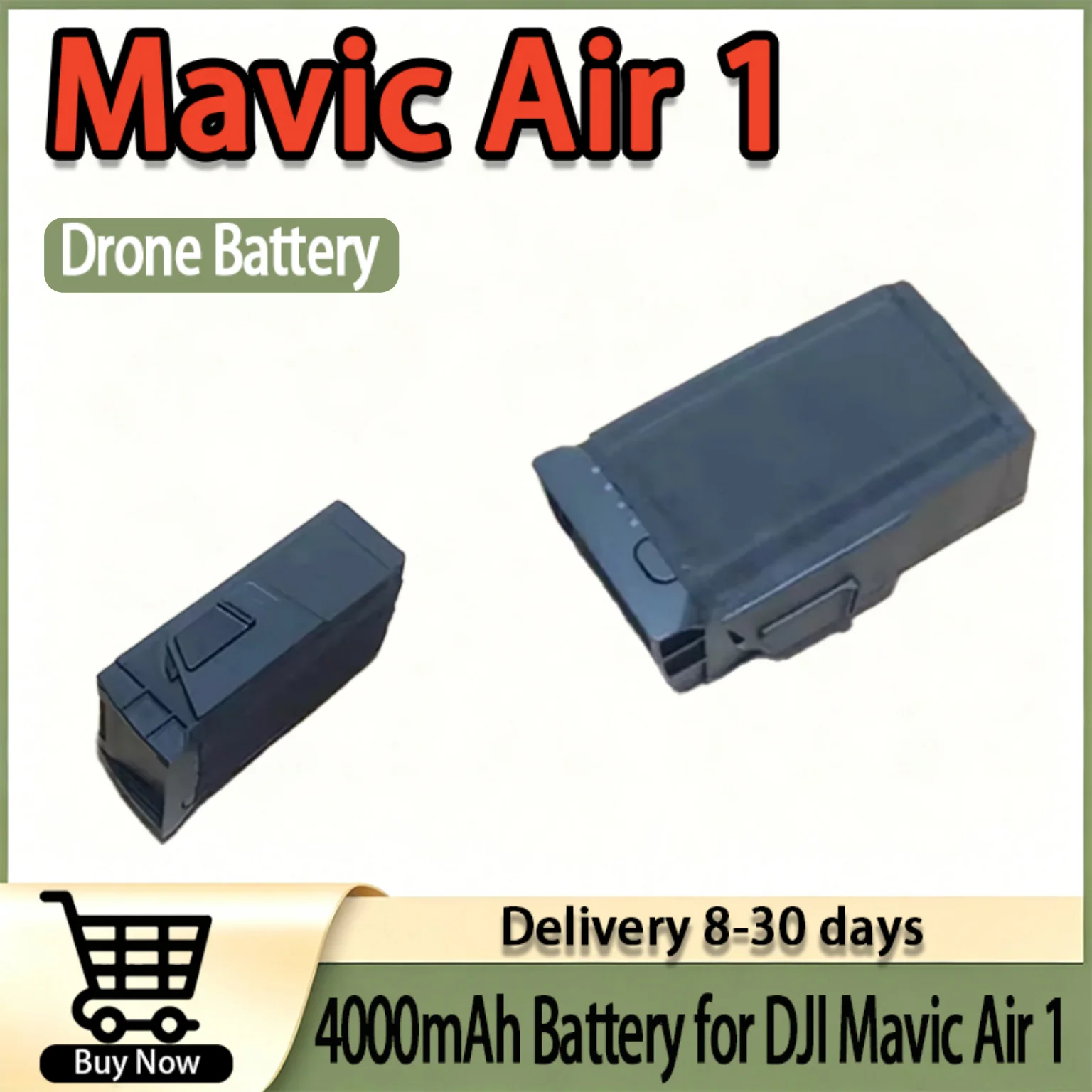 

Nova-Pack 4000mAh Enhanced Cell for DJI Mavic Air 1, Tuned Long Flight Premium DIY Drone Replacement Parts