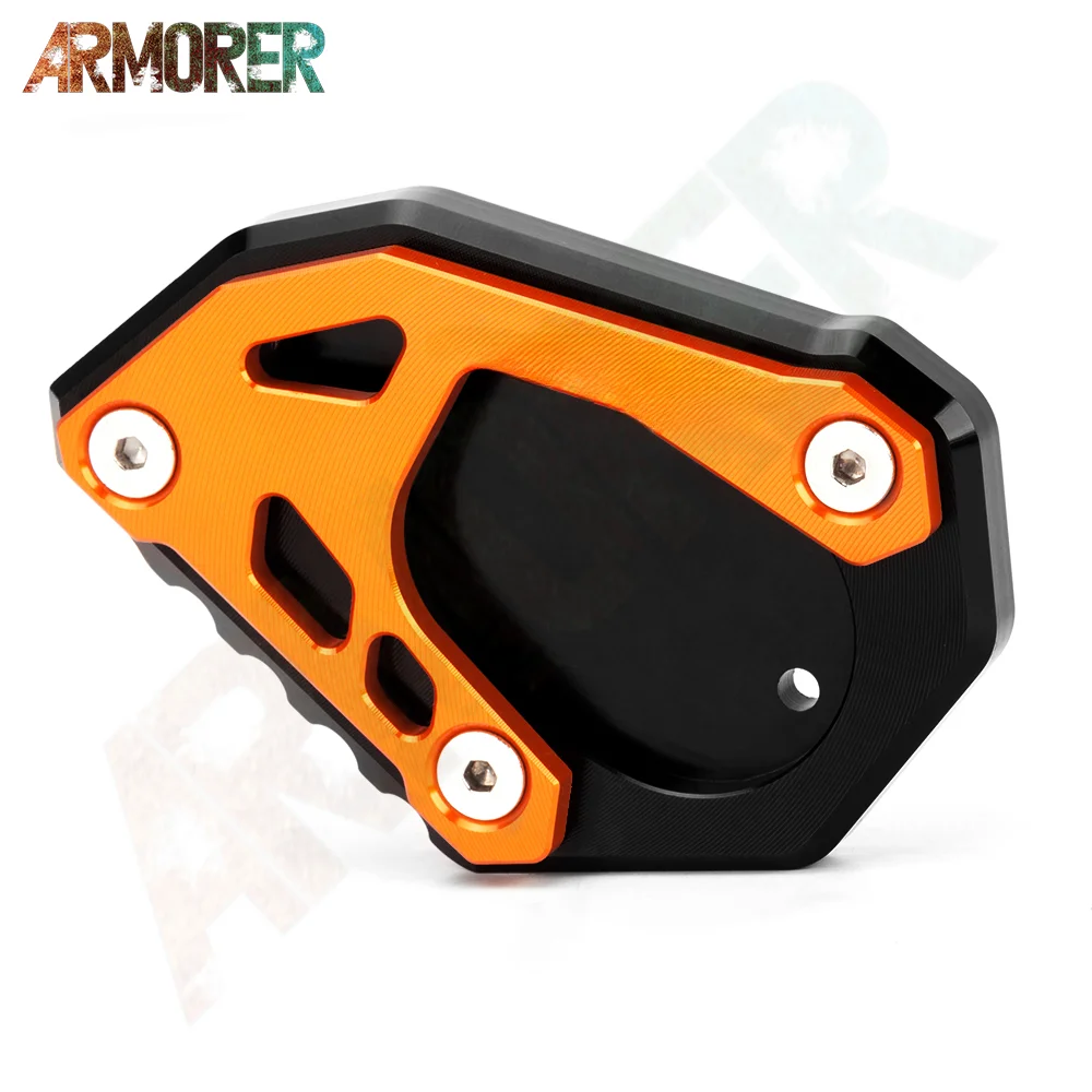 Para ktm 390 aventura 390 adv 390adv 390 aventura 2020 2021 2022 2023 acessórios da motocicleta kickstand suporte lateral almofada de extensão