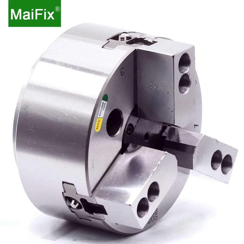 4 Inch CNC Lathe Accessory Cutting Tools Holder Power Machining High Speed Hollow Hydraulic Chuck