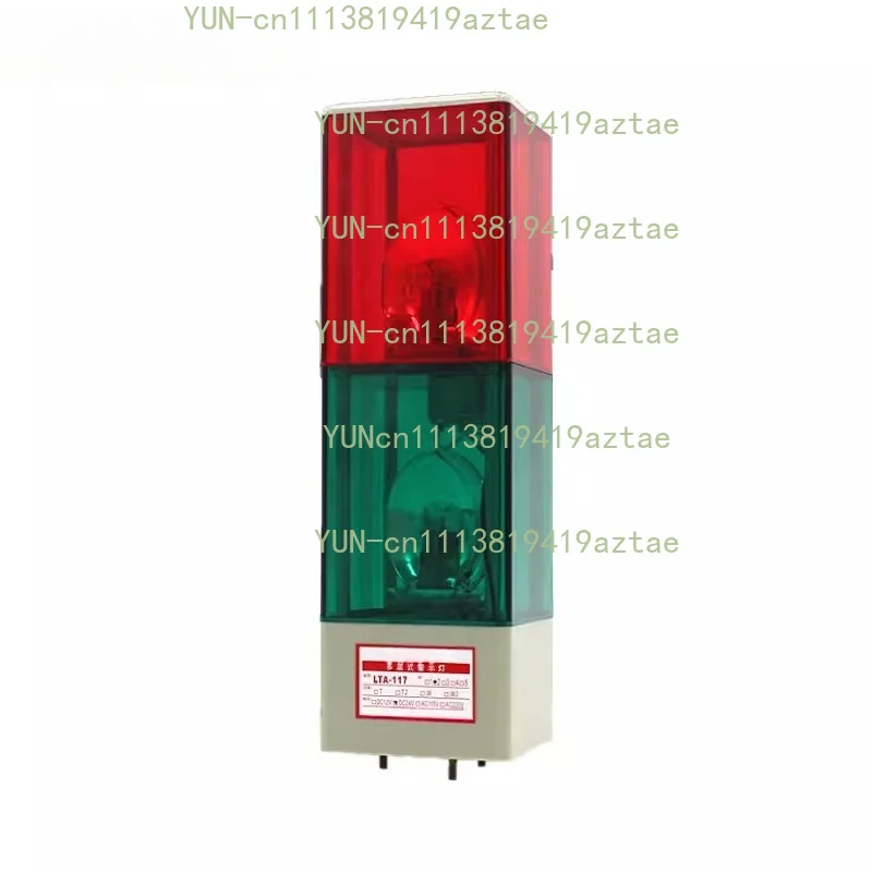 Multi-layer Three-color Square Tower Signal Warning Light with Buzzer