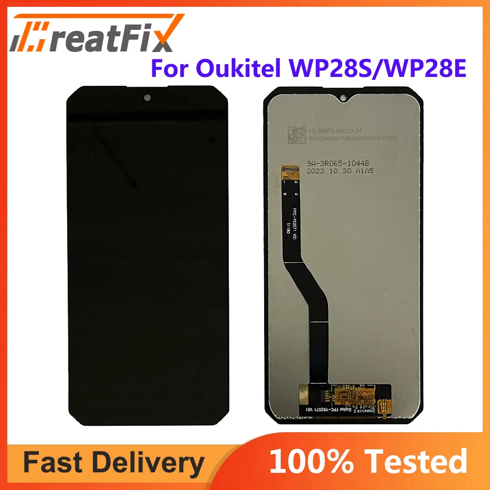 New Original For 6.52 Inches OUKITEL WP28 LCD Display Touch Screen Digitizer Assembly For OUKITEL WP28 Display LCD Spare Parts