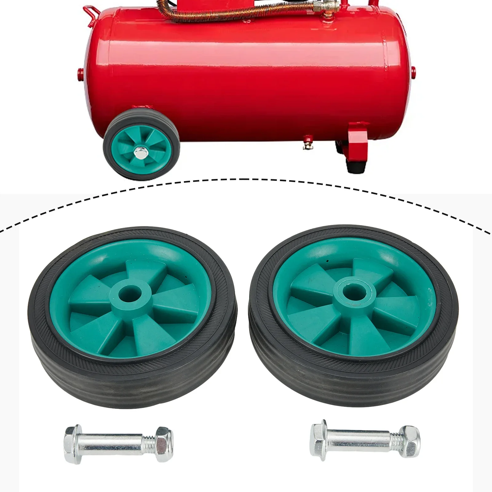 Imagem -04 - Rodas do Rodízio da Substituição para o Compressor de ar Air Tool Fittings