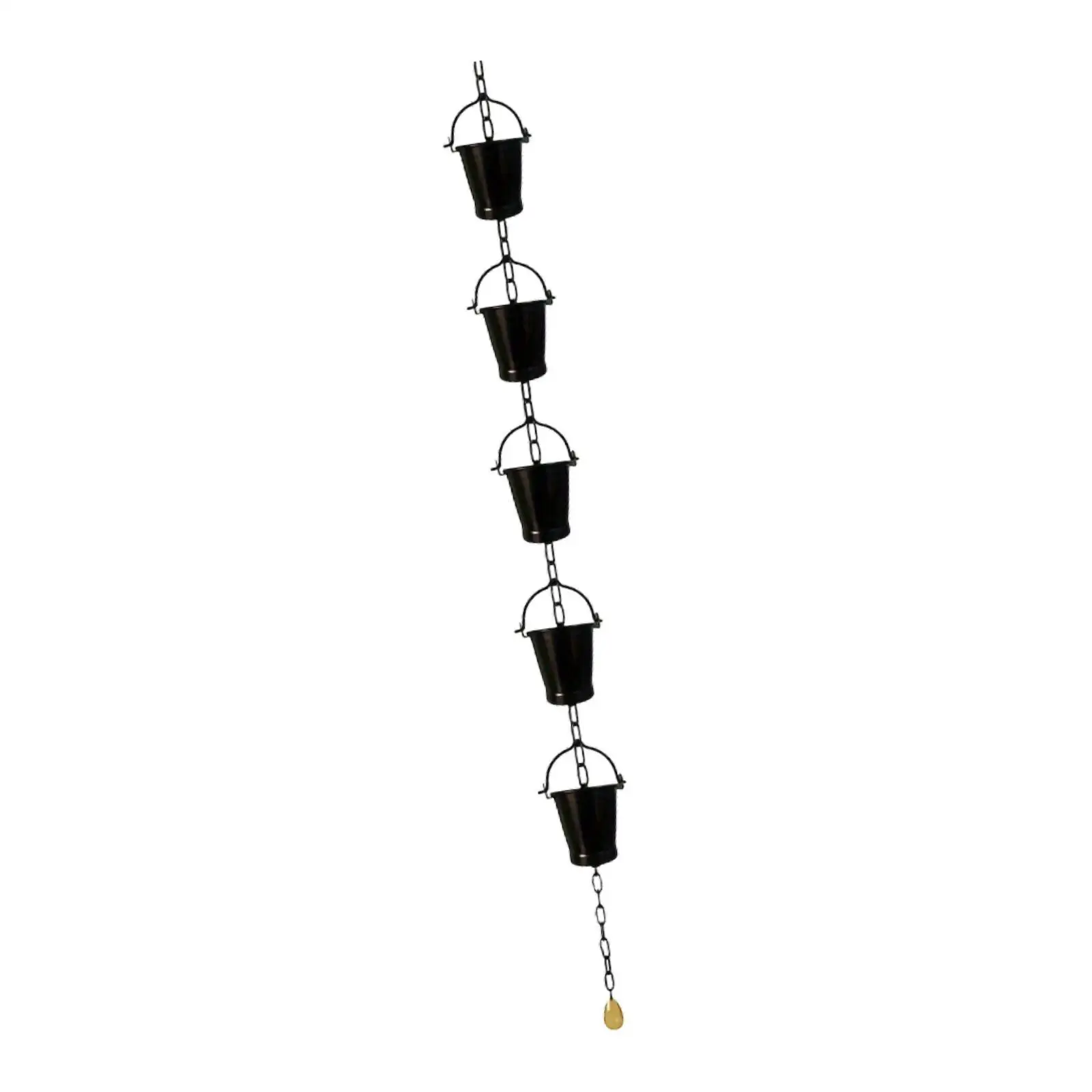 

Rain Chains for Gutters Water Divert Collector Cup Garden Sheds Functional Gutter Chain