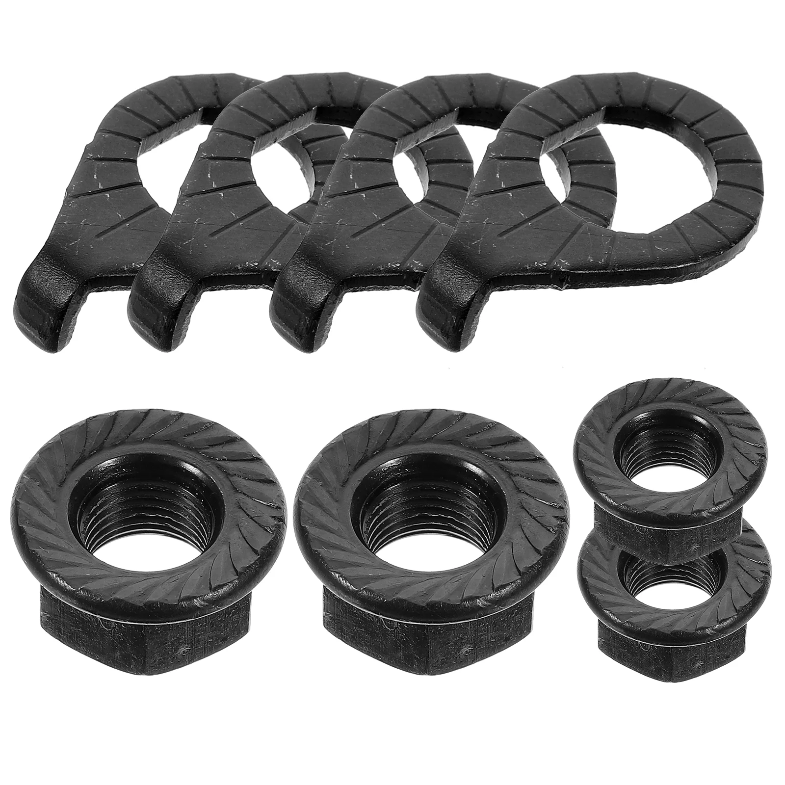 Wheel Flange Nuts Fastening Washers Kit for Bike Safety Hub Fixed Axle Bicycles Balance Car Suite Child