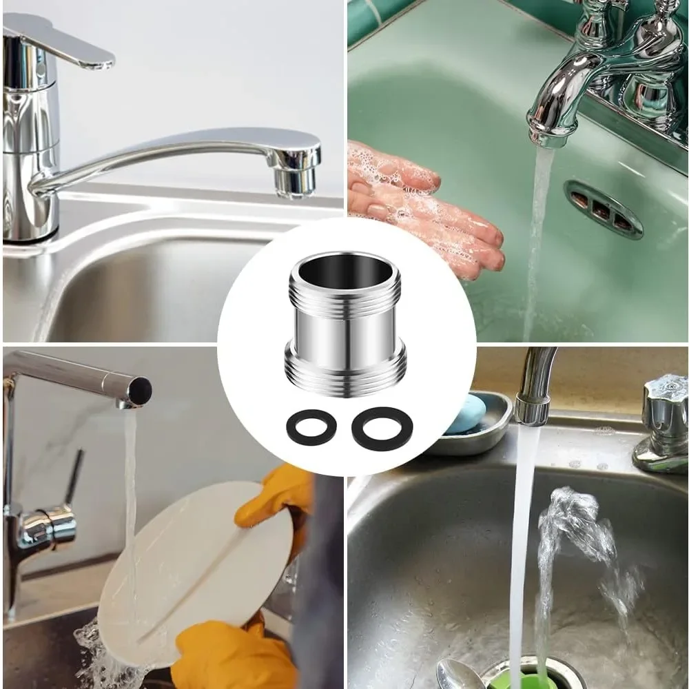 New Water Faucet Connector Threaded Washing Machine Faucet Converter Garden Hydrant Accessories Adapter Kitchen Bathroom