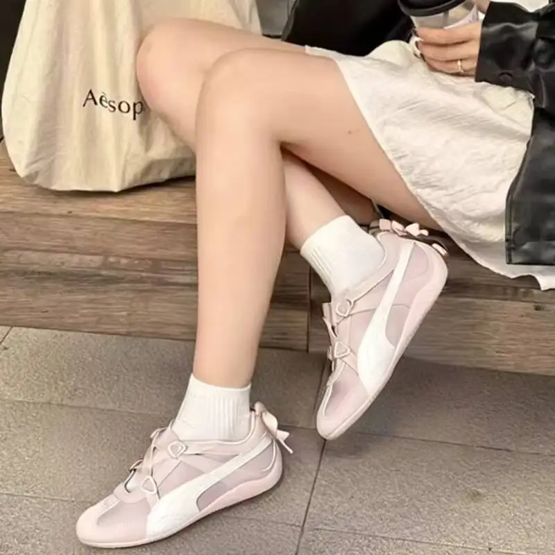 x PUMA The Powerpuff Girls Women's Summer New Sneakers Bow Decor Casual Sports Shoes 408102-01
