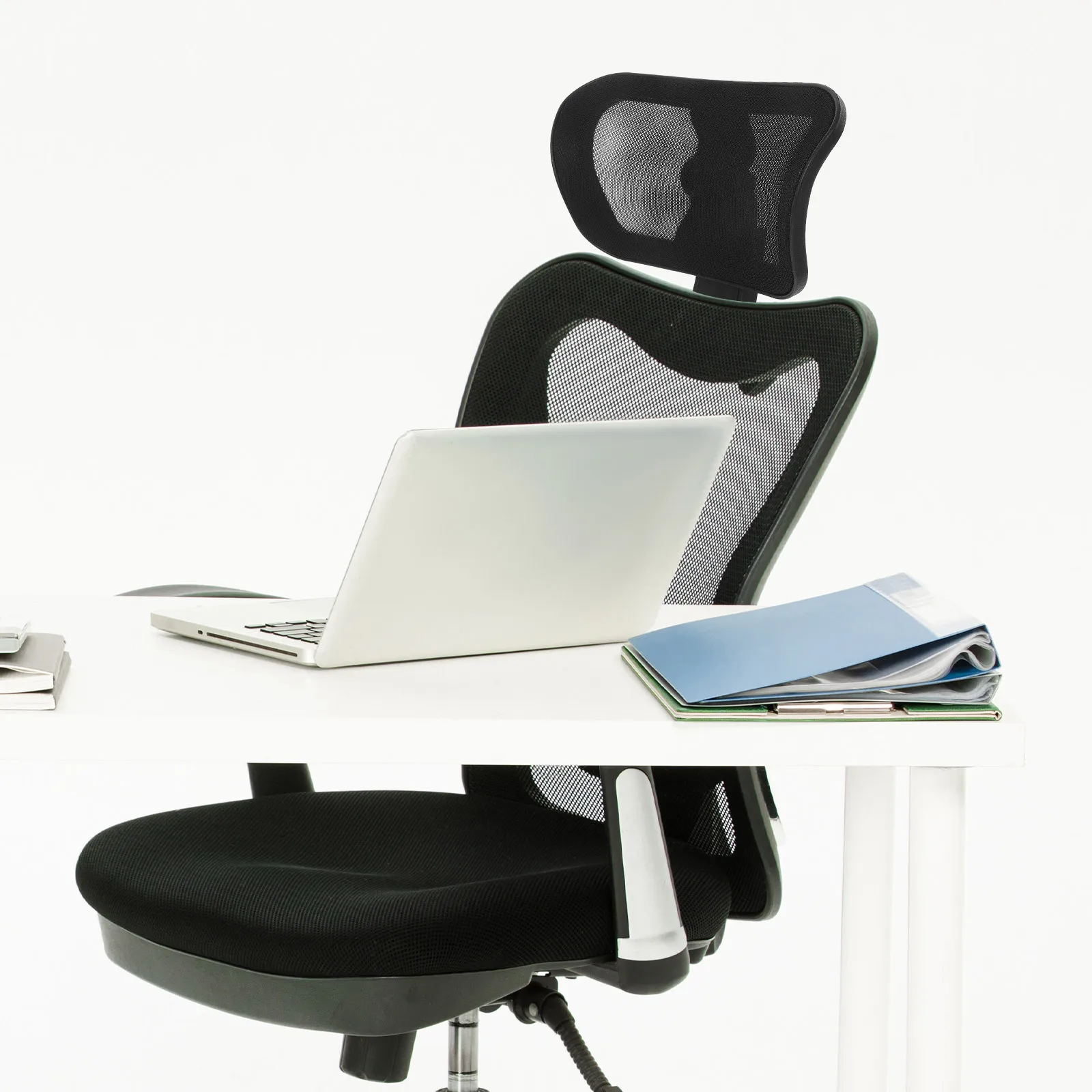 

Adjustable Headrest For Office Computer Neck Support Height Rotatable Ergonomic Design Home Chair Headrest Office Chair