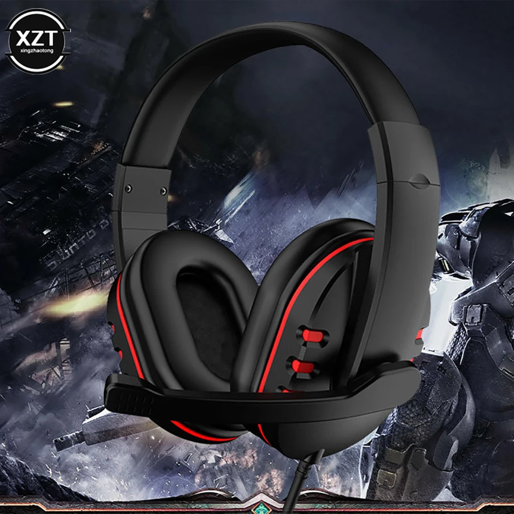 Wired Gaming Headphones Gamer Headset with Microphone For PC Computer Laptop PS4 XBOX ONE Play Station 4 Gaming Earphones