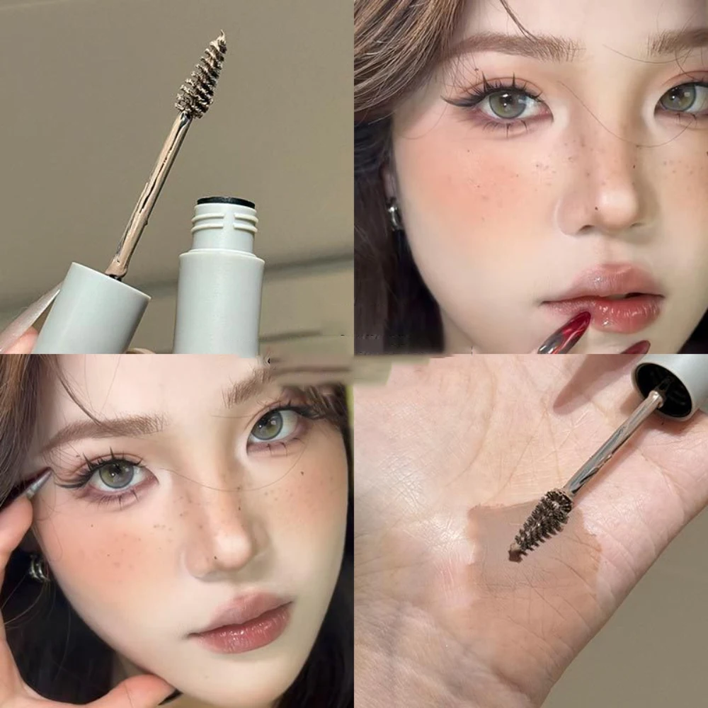 천연 눈썹 염료 젤 방수 땀 방지 얼룩 없음 비 페이딩 정의 개별 모발 야생 눈썹 젤 뷰티 화장품