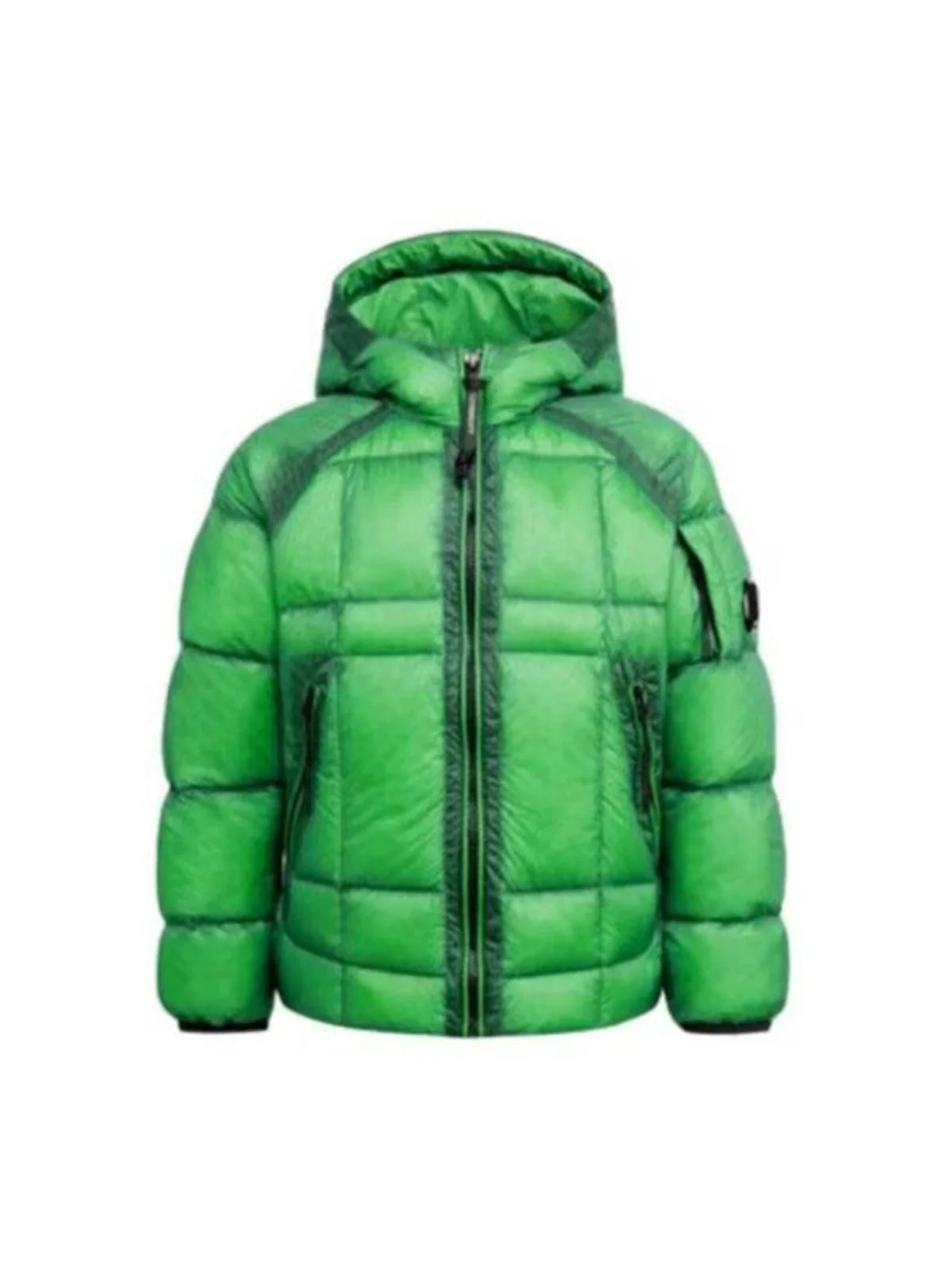 Hooded down Jaet Warmth Commute Sle Straight Cut Men's Women's 90% White Du down Filling Zipper Closure  Color