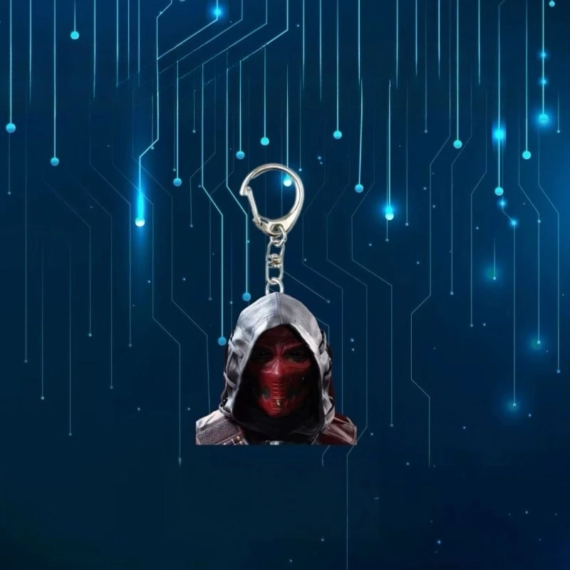 2D New San Jiao Zhou Delta Flat Keychain Backpack Decoration Pendant Car Rearview Mirror Acrylic Jewelry Accessory Decoration