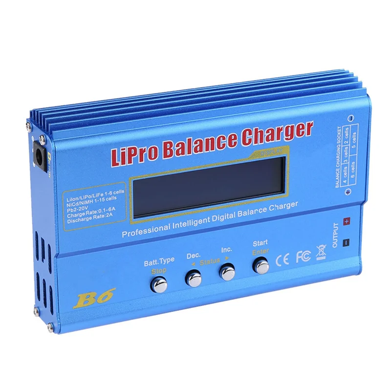 

A37T-2X For IMAX B6 80W Lipo Battery Charger+T Plug Lipo Nimh Li- Ni-Cd Digital Lipro Balance Charger