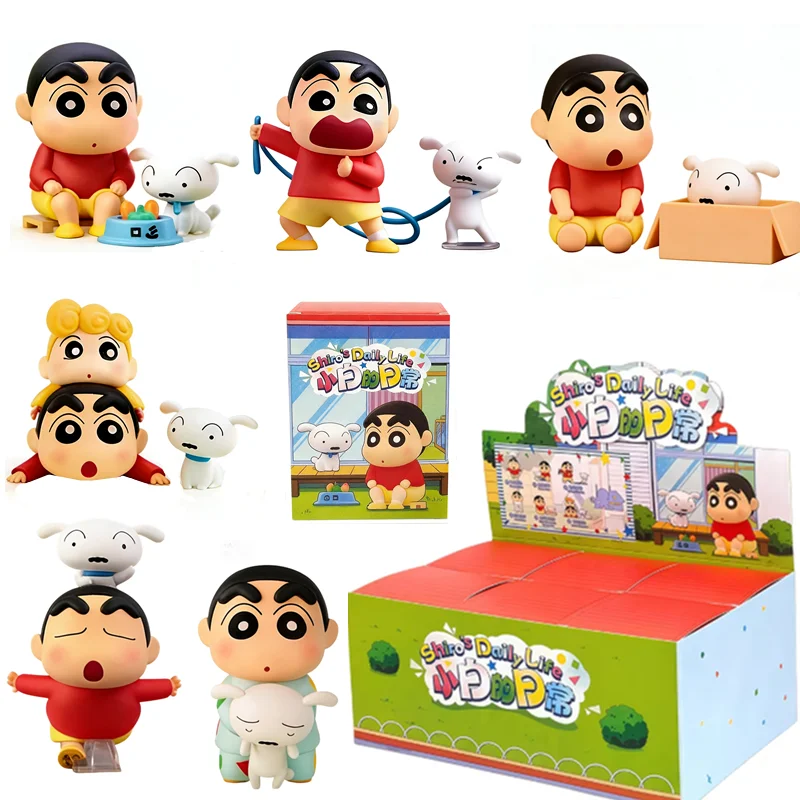

Crayon Shin-chan & Shiro Daily Life Series Blind Boxes: Action Figures, Statues, Surprise Box Toys, Desktop Ornaments, Gifts