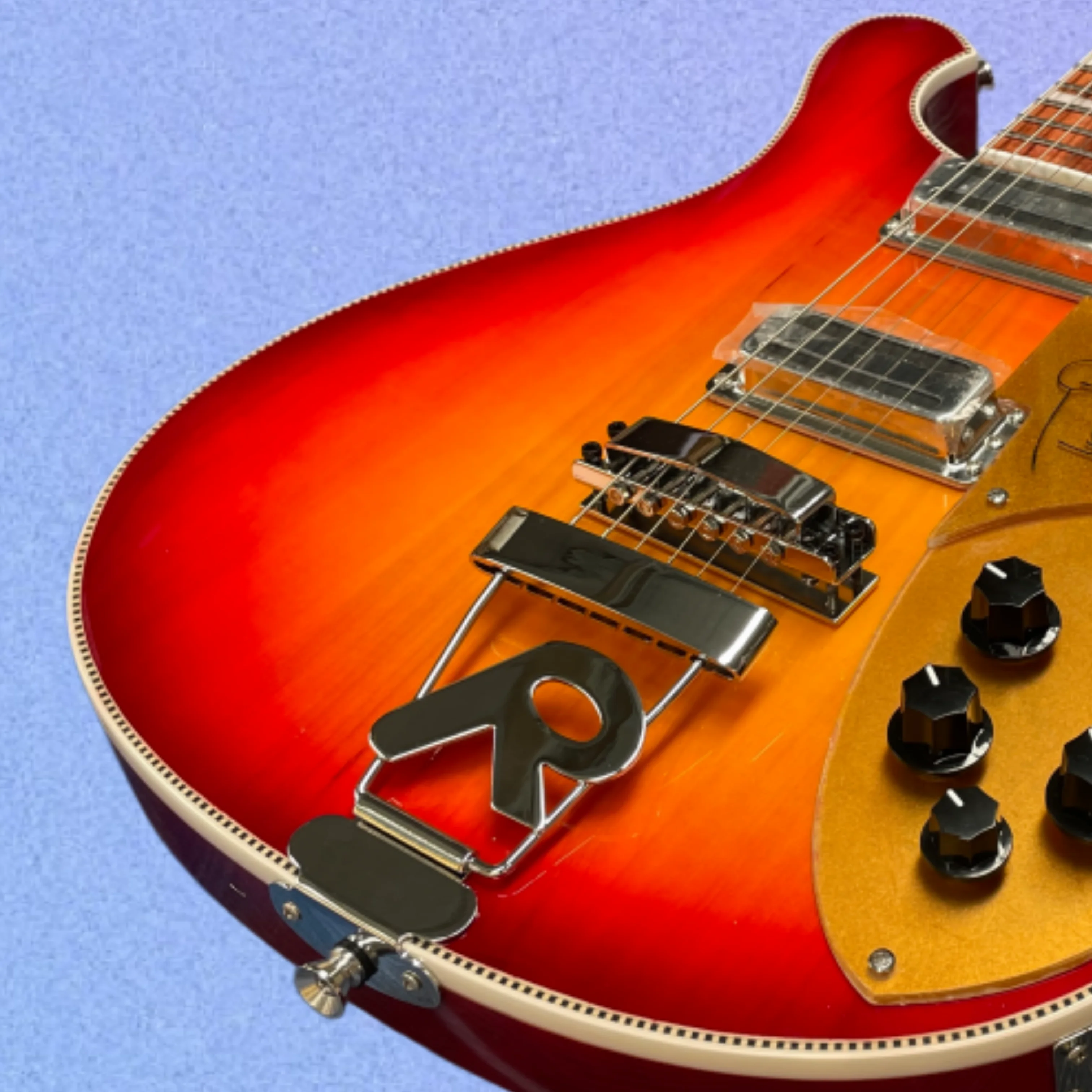CS 6 Acoustic-Electric Guitar, Asymmetrical Mahogany Body, Vintage Gold Signed Pickguard Guitars Guitarra