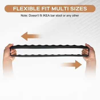 1 ks chrániče nohou barových židlí, pružný silikonový protiskluzový chránič nohou židle, opěrka nohou, spodní podložky, chrání podlahu 10 nejlepší prodej chrániče nohou barových židlí Home Depot - №5