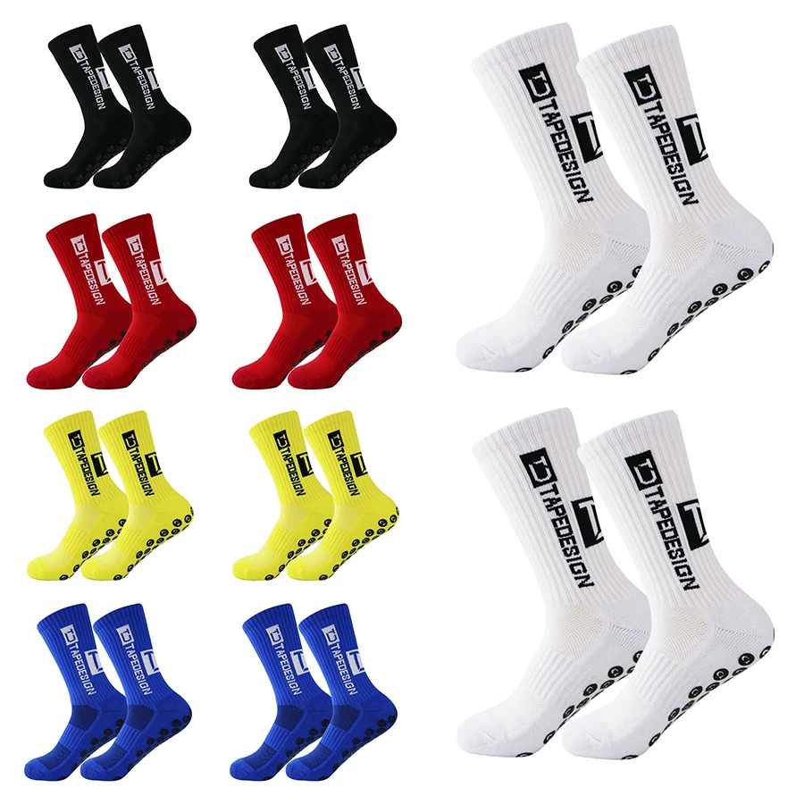 10 Pairs New Football Socks Non-slip Silicone Comfortable Breathable Soccer Socks Rugby Tennis Volleyball Badminton Grip Socks