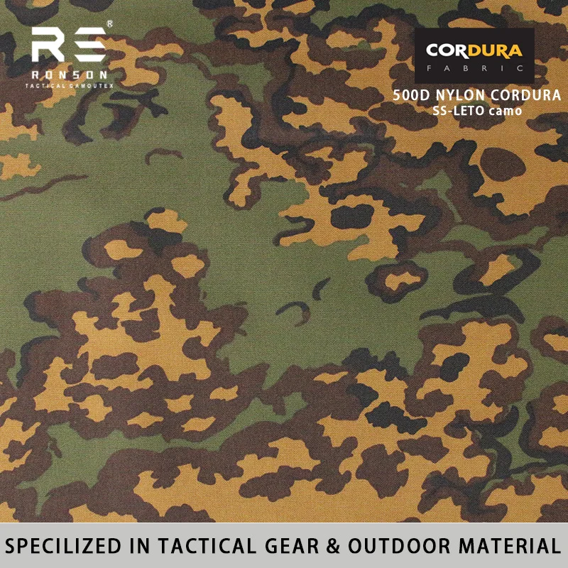500D Nylon Oxford SS Camouflage Tactical Fabric for Bag Vest - Hot Sale in Stock Durable Outdoor Camo Material