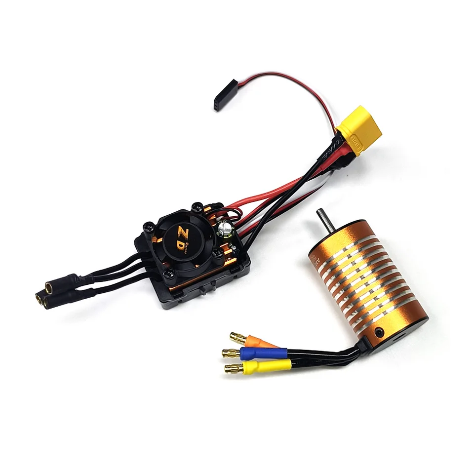 オリジナルZD RACING 2845 3600KV防水ブラシレスモーター35A ESC 1/12