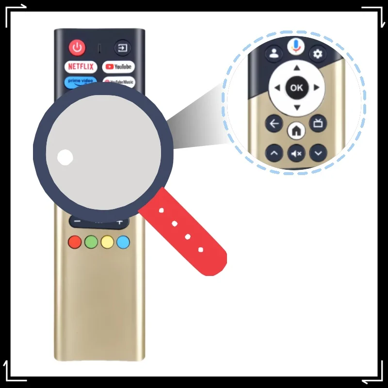 

Replacement Remote Control For Dijitsu 4K Google TV 75DG22000 TL-3202FHD TL-5002QUHD TL-4302UHD Smart TV Remote