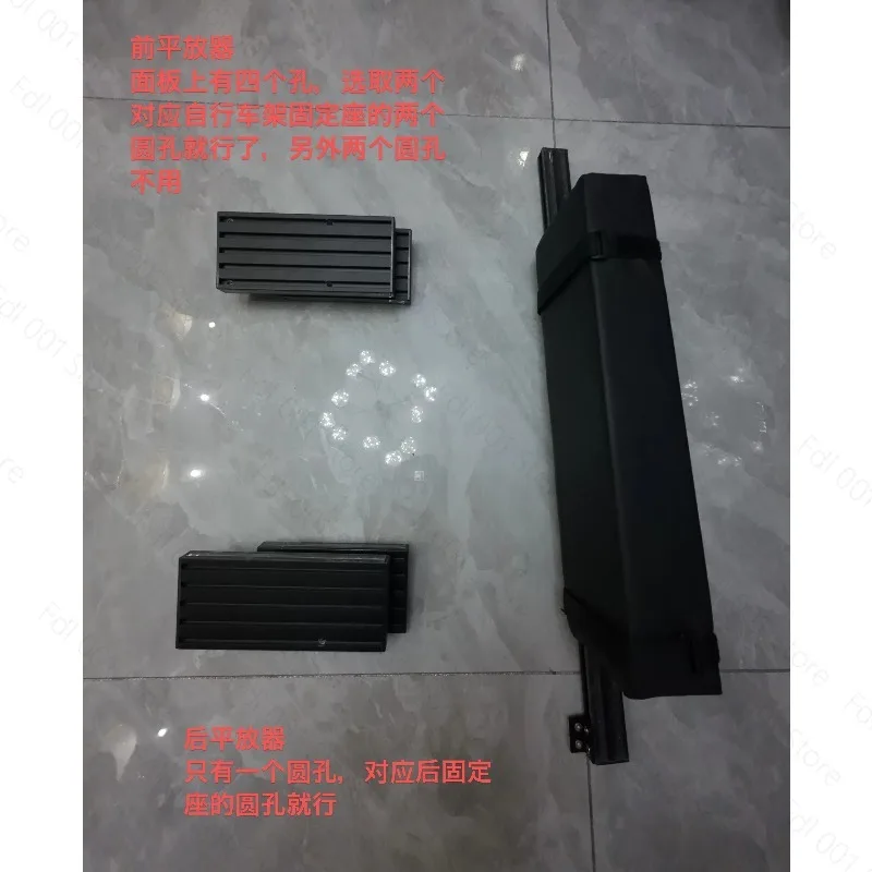 Car Roof Bike Rack Foldable Carrier 4+2 Travel for SUV Sedan Height Limit Compliance