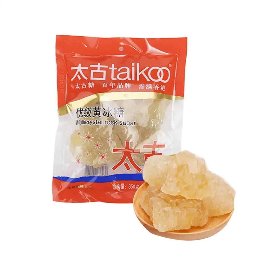 Taikoo-Paquete de 2 unidades de azúcar, 350g, multicristal, amarillo, Rock