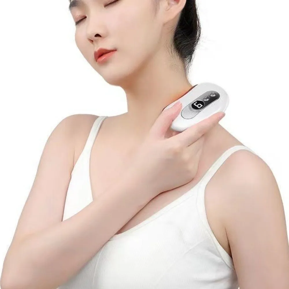 

9 Vibration Gears Electric Scraping Board Large LCD Screen Clear the Meridians Painless Scraping Board Relaxation Muscle