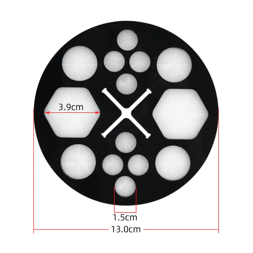 1Pcs 14 Holes Black Makeup Brush Drying Rack Brush Holder Stand for Countertop Storage Display Professional Use