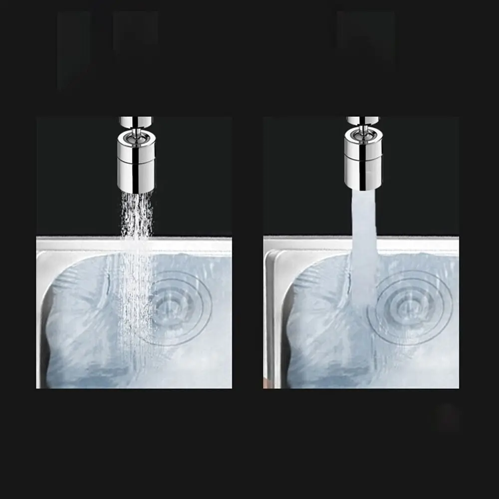 Double Modes Female Thread Pressurized Water Saving Bathroom Kitchen Accessories Faucet Sprayer Aerator Faucet Extender Bubbler