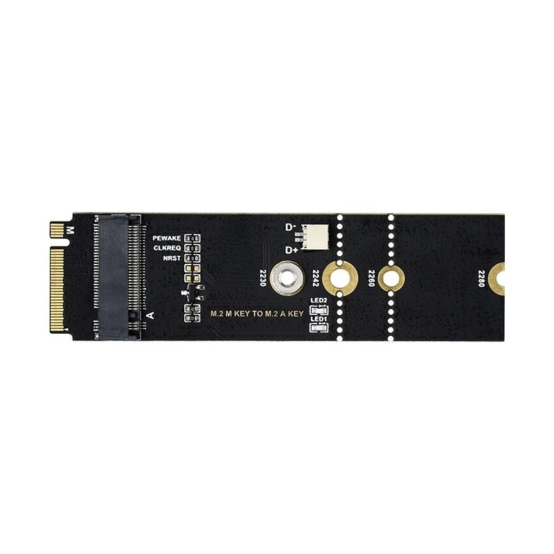 M.2 M‑Key to A‑Key Adapter Board Support PCIe Channel USB Bluetooth Function Conversion Module
