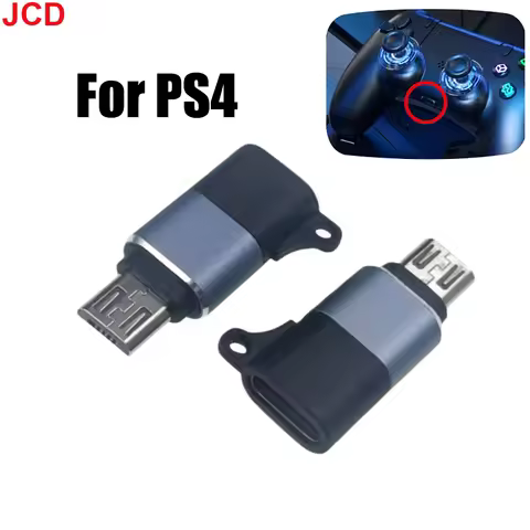JCD 1pcs For PS4 Controller Charging Port To Type-C Interface For PS4 Game Controller USB To Type-C Charging Adapter