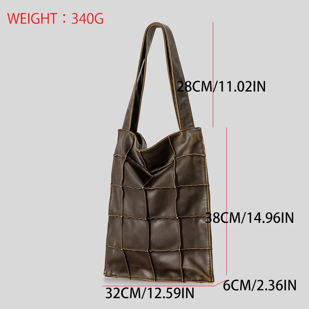 

Annmouler Large Capacity Tote Bags for Women Designer Women Shoulder Bag Soft Pu Leather Handbags for Travel