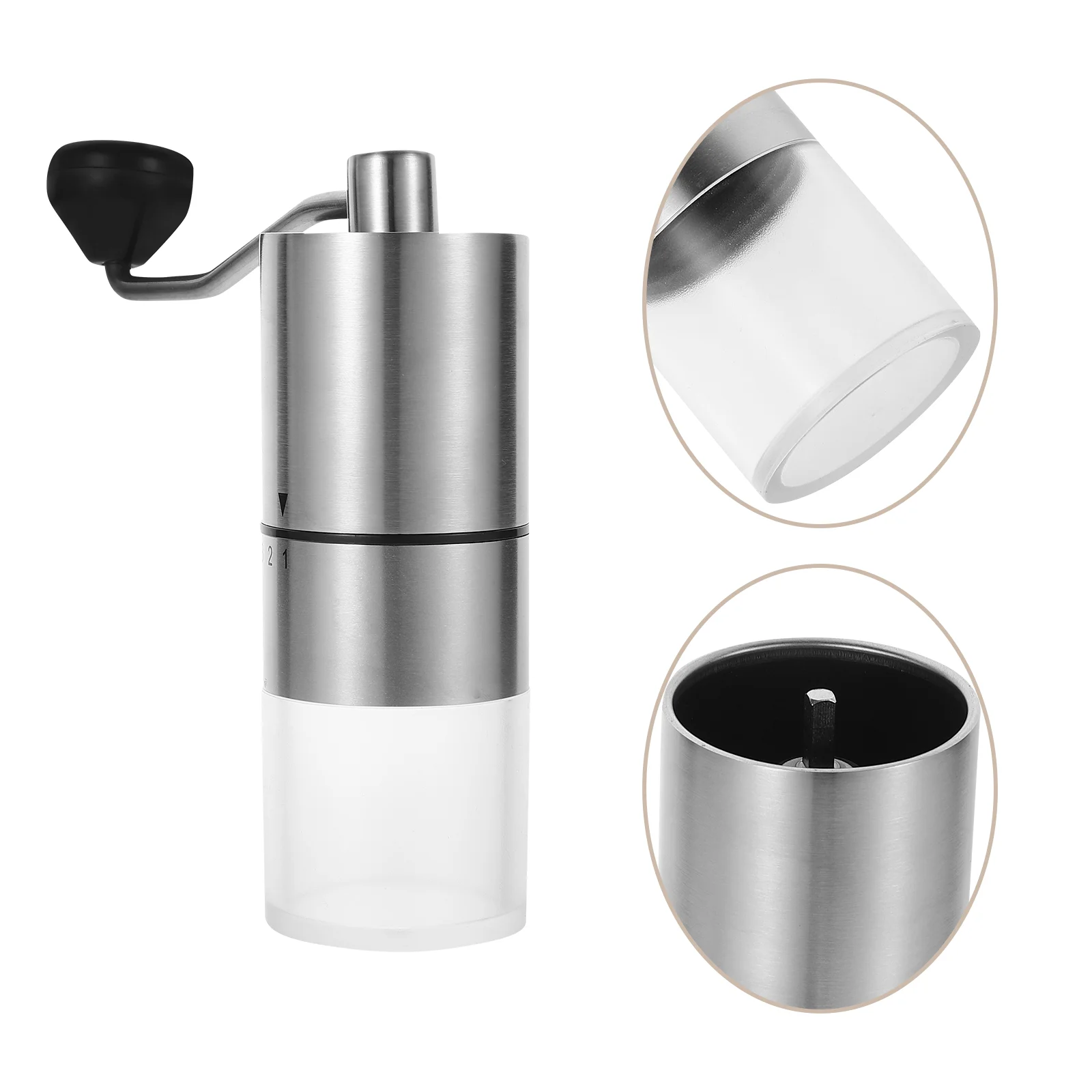 Pil Crusher-crushed Bean Portable Stainless Steel Translucent Pill Medicine Bean Pill Powder