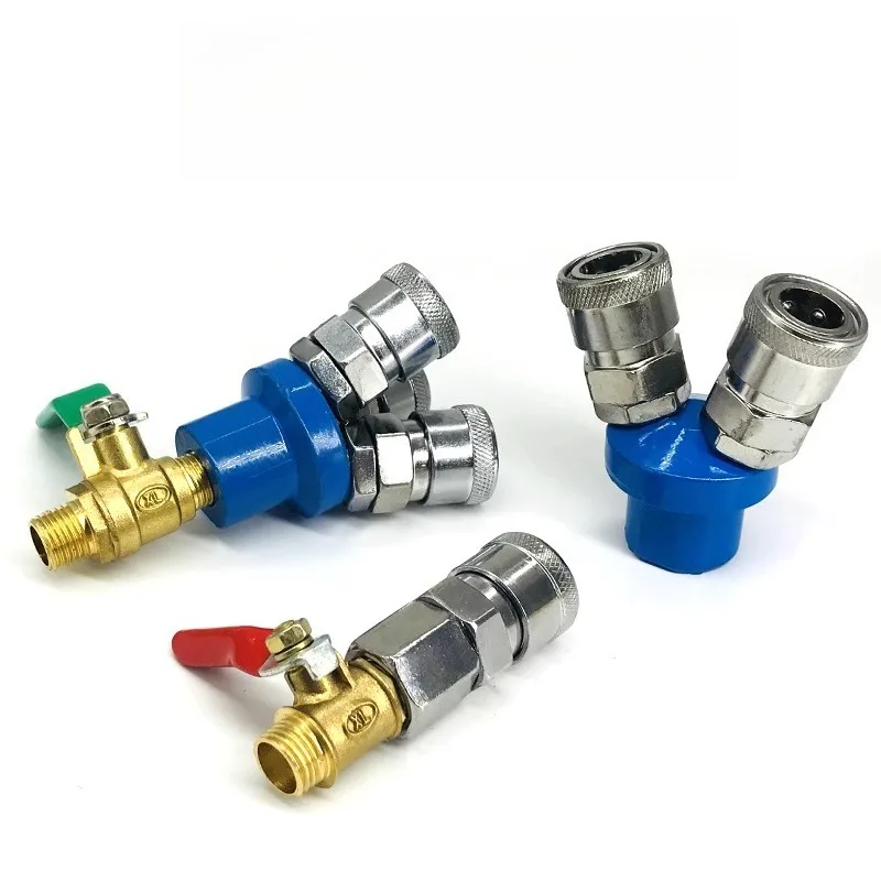Ball Valve Switch Pump  Compressor Accessories Daquan Air Pipe Quick Connector Tee Quick Plug Air Outlet Valve Deflation.