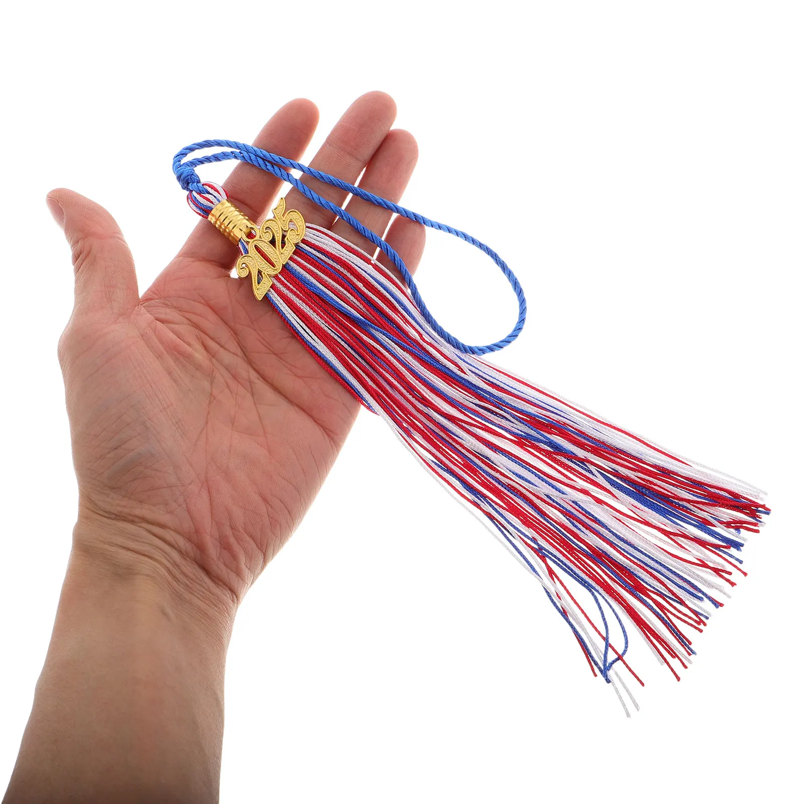 

6 pcs Graduation Cap Tassel Durable Polyester Decorations Grad Tassel Ceremony Party Grad Cap Accessories Hat Charm