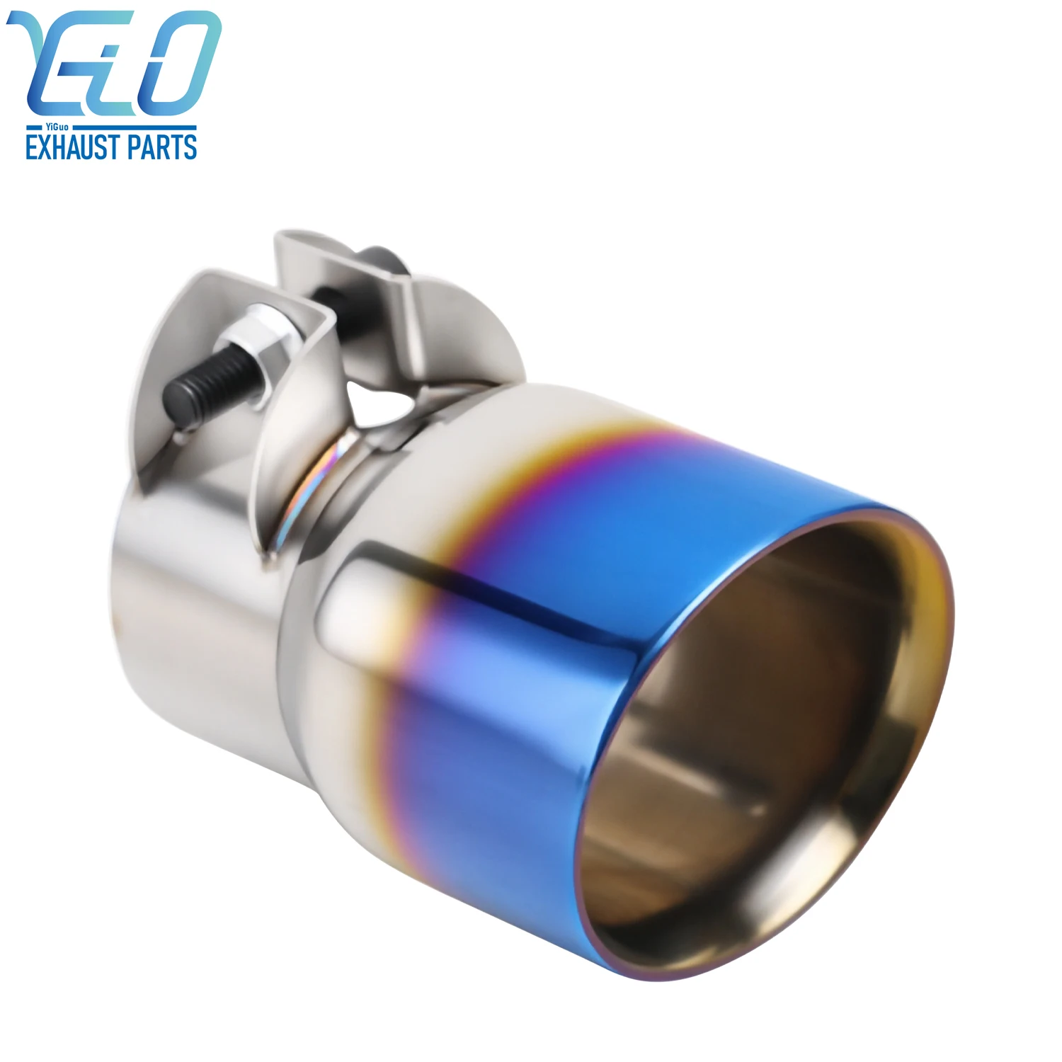 

1PCS 76mm inlet adjustable Exhaust Tail Throat Tail Pipe Stainless Steel Exhaust Pipe Modification Supplies