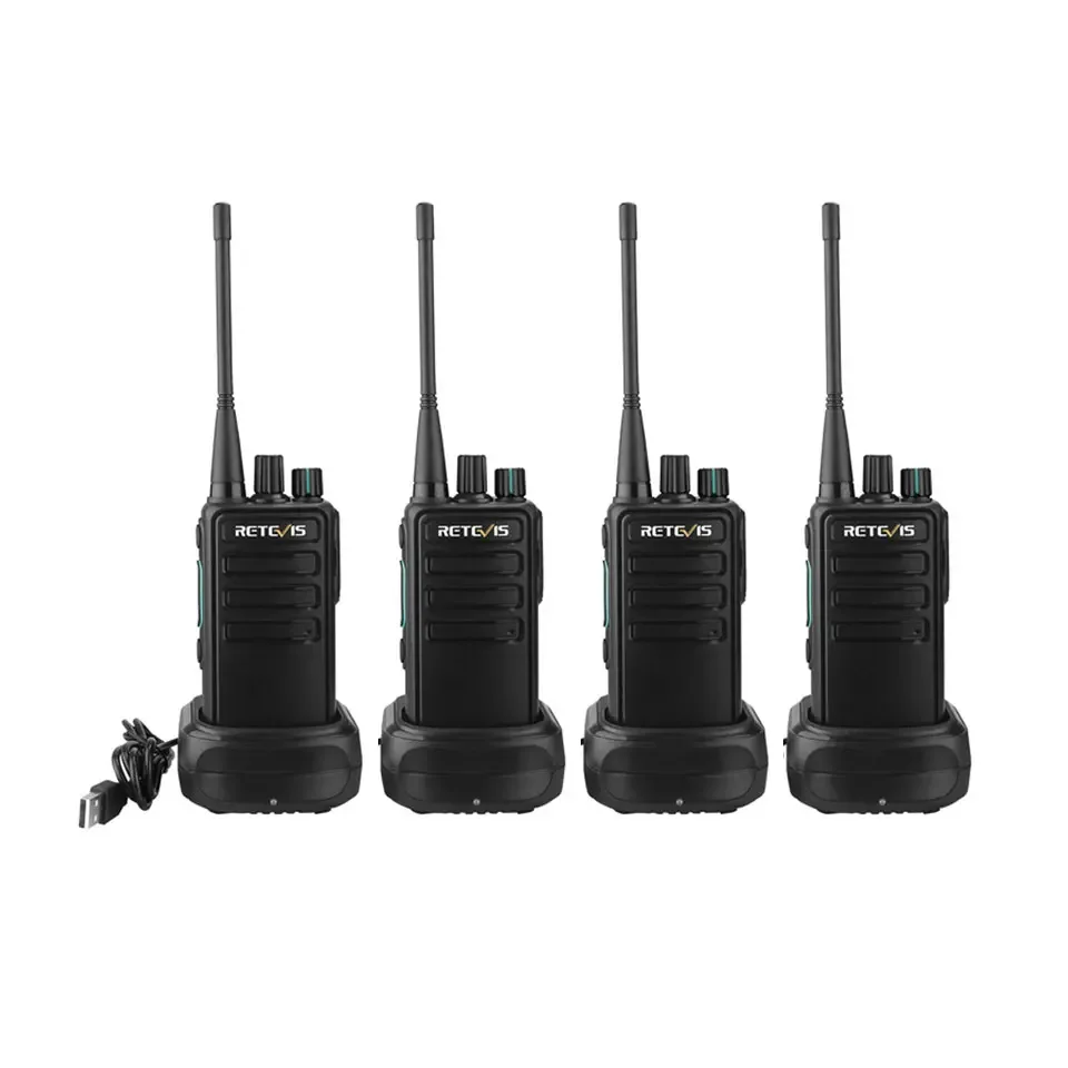 4 pezzi Walkie Talkie Walkie-Talkie PMR 446 Radio bidirezionale legale a lungo raggio ht per ristorante di fabbrica dell\'hotel