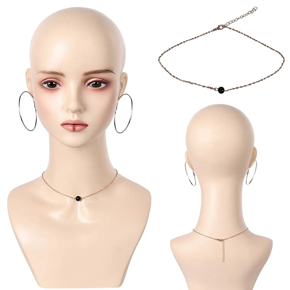 

Nani Cosplay Earring Necklace Costume Cartoon Stitch Disguise Earrings Ring ear Pendant Neck Lace Halloween Party Suits Props